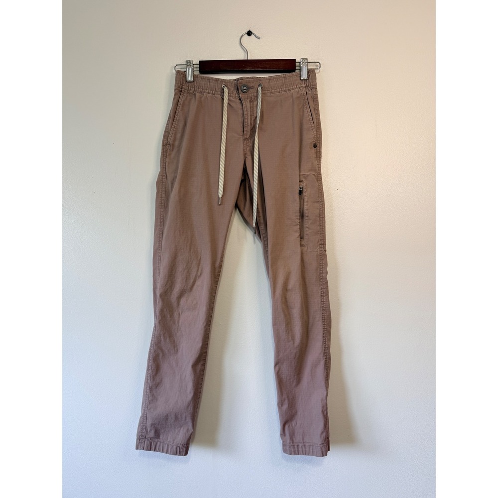 Vuori‎ Ripstop Pant VW401 Dusty Rose Mauve Organic Cotton Tapered Womens XS